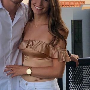 For Love and Lemons Silk Bodysuit